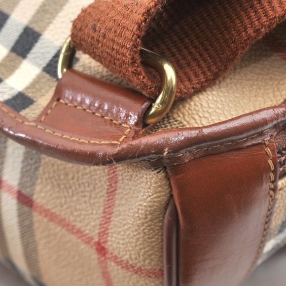 Authentic Burberrys Nova Check PVC Leather Backpac - Picture 5 of 16